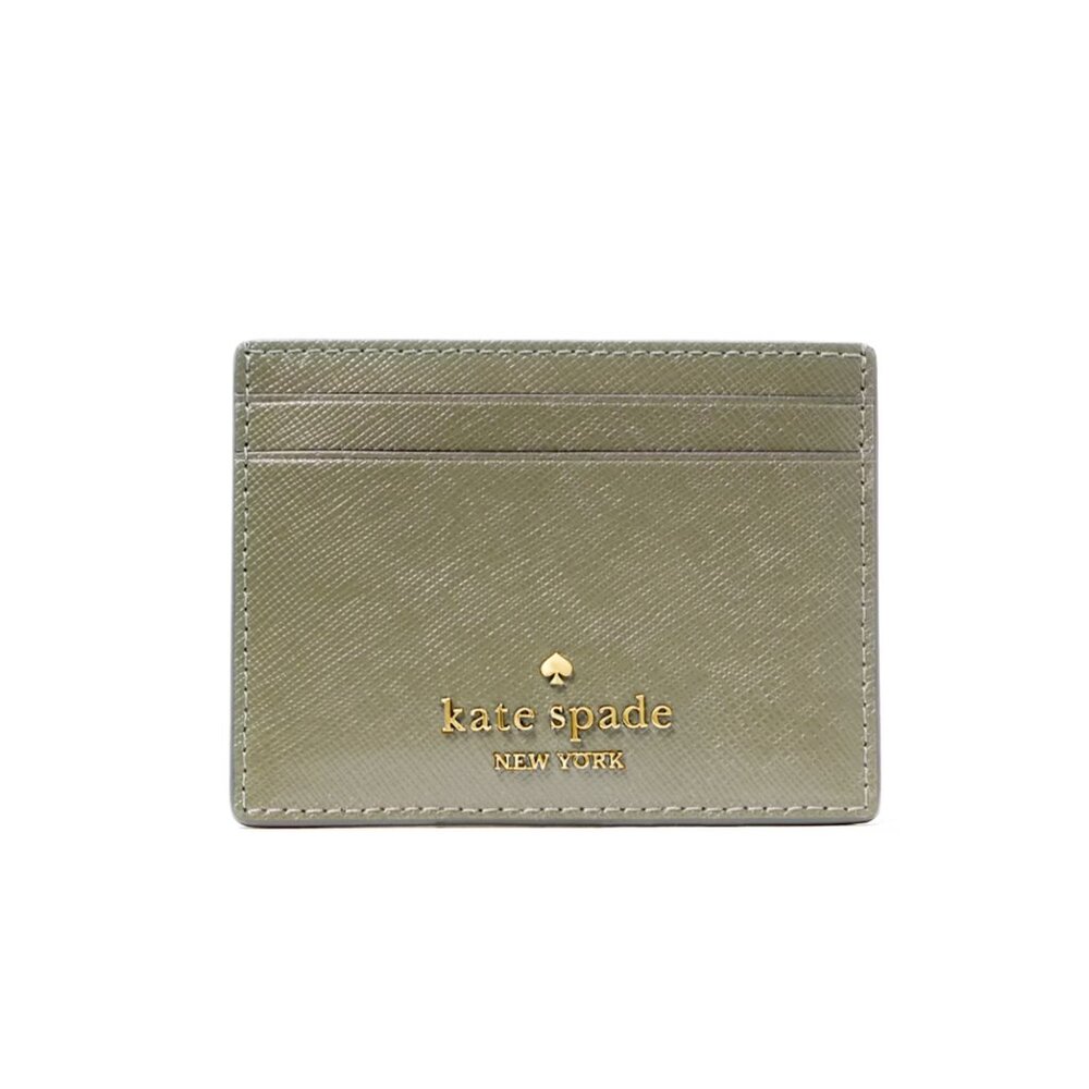 New Kate Spade Madison Small Slim Card Holder Dusky Pine